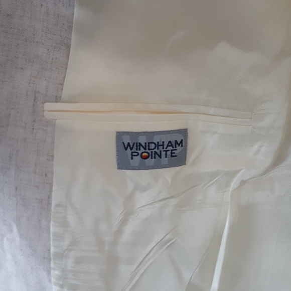 Wyndham pointe - cream men's blazer - Picture 2 of 3